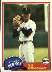 1981 Topps Baseball Cards      038      Win Remmerswaal RC
